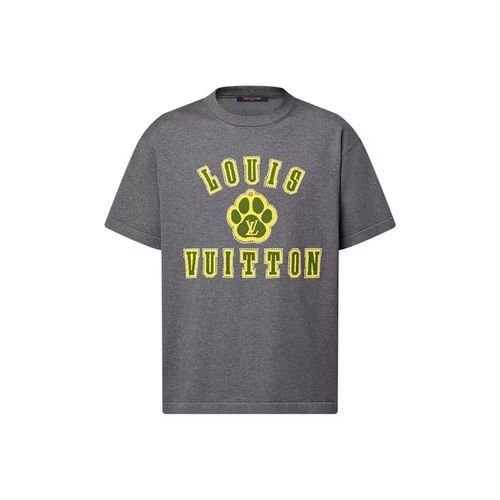 LOUIS VUITTON Louis Vuitton Embellished Short-Sleeved Cotton Crewneck Gargoyle